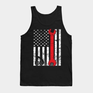 American HVAC Mechanic Tank Top